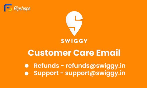 Swiggy Customer care email