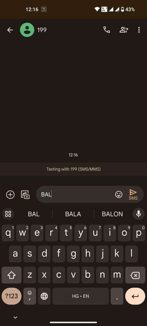 Jio Data Balance check through sms