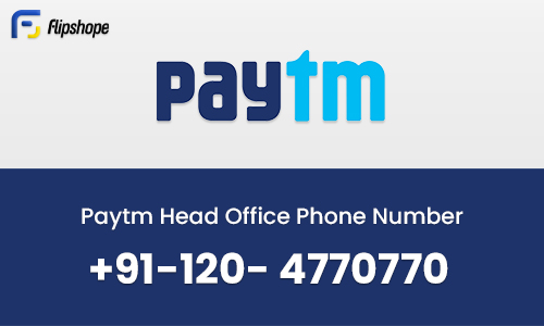 Paytm Head office phone number