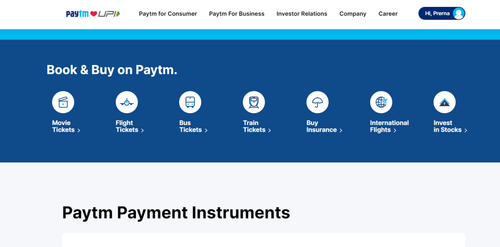 how to book movie tickets in Paytm