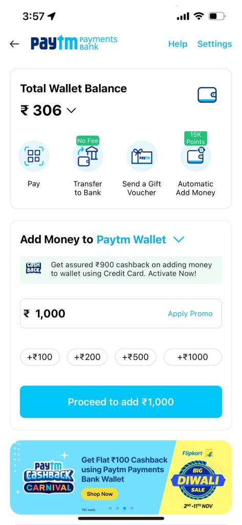 Paytm wallet KYC