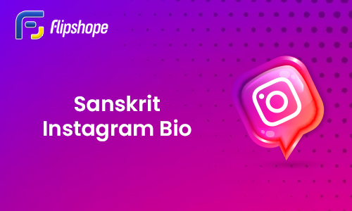 Sanskrit Instagram bio